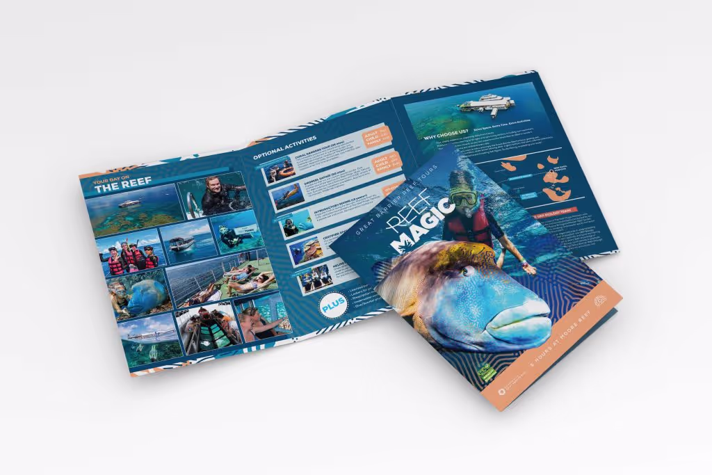 Bang Media's Reef Magic Brochure: Nominated a Standout Design in the World of Travel Print, Bang Media (image 2)