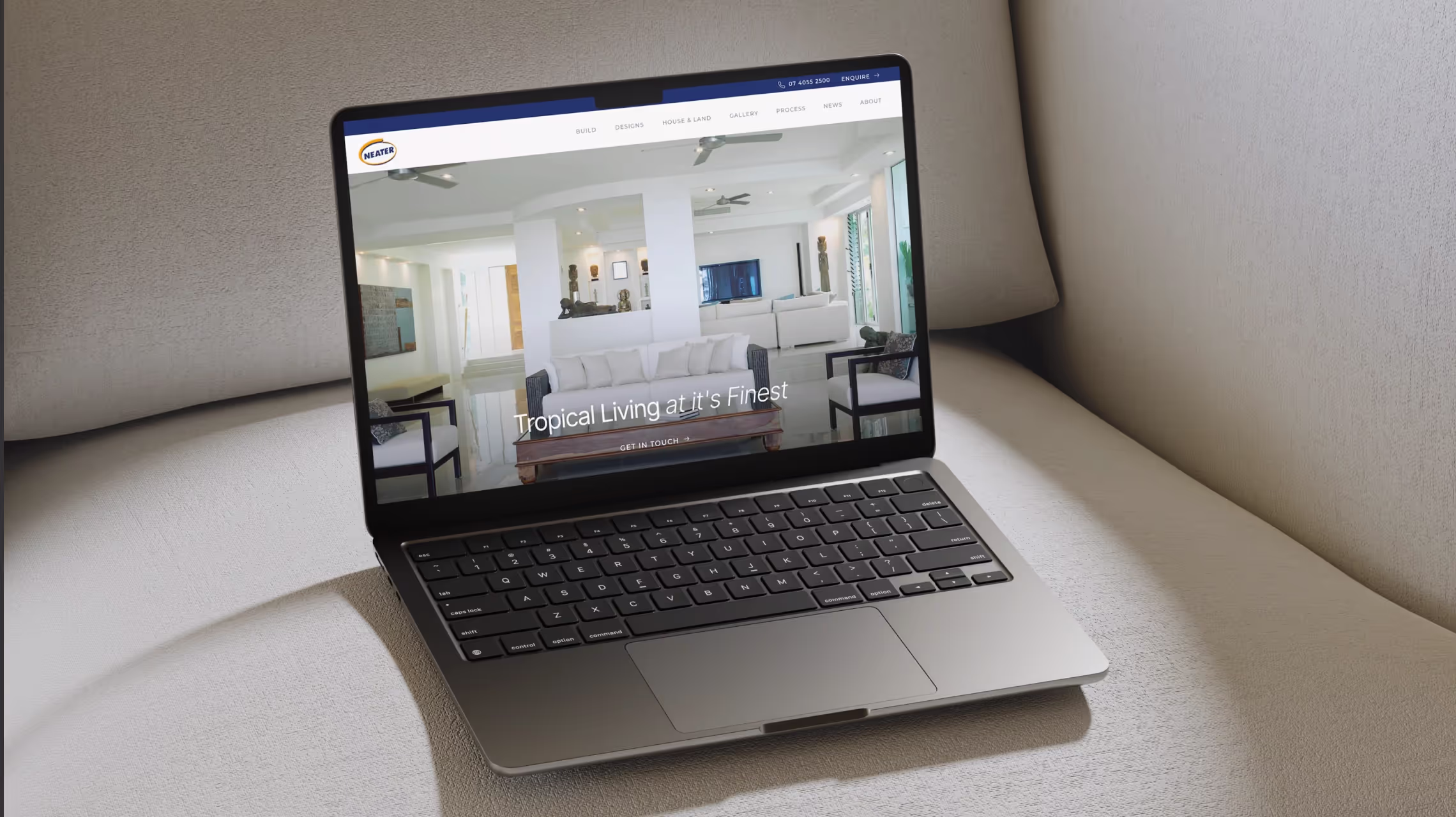 Neater Homes digital marketing creative by Bang Media, Cairns