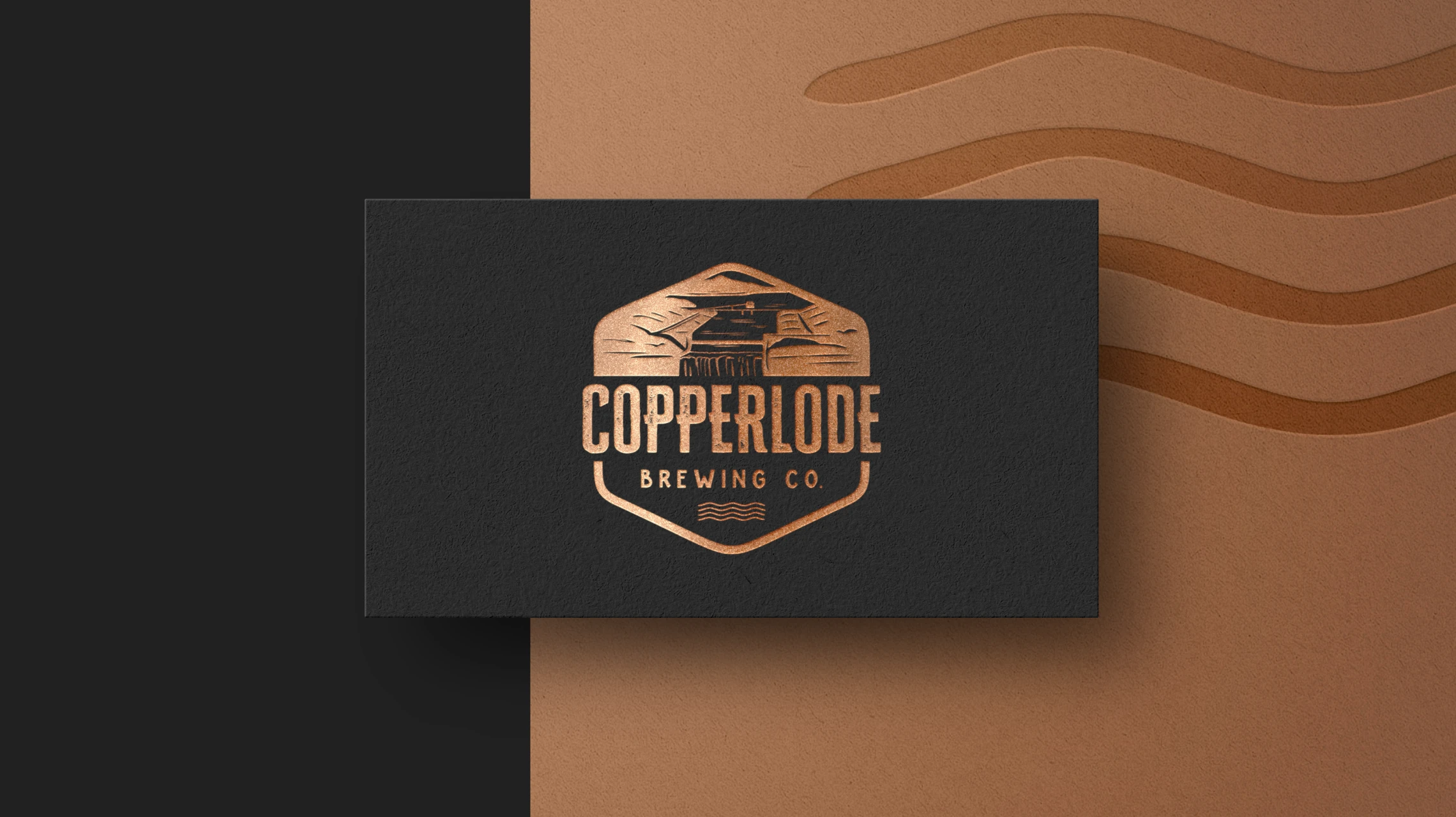 Copperlode Brewing brand identity design