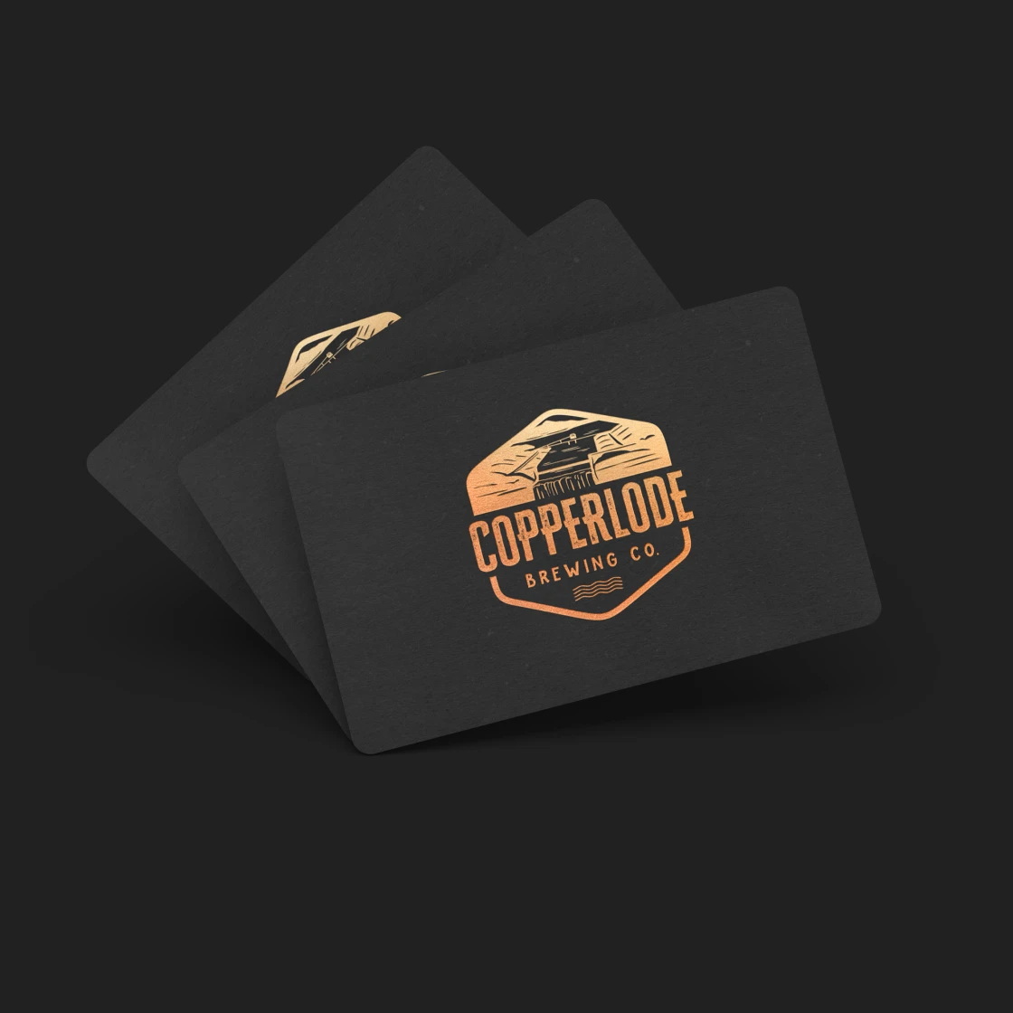 Copperlode Brewing brand identity system