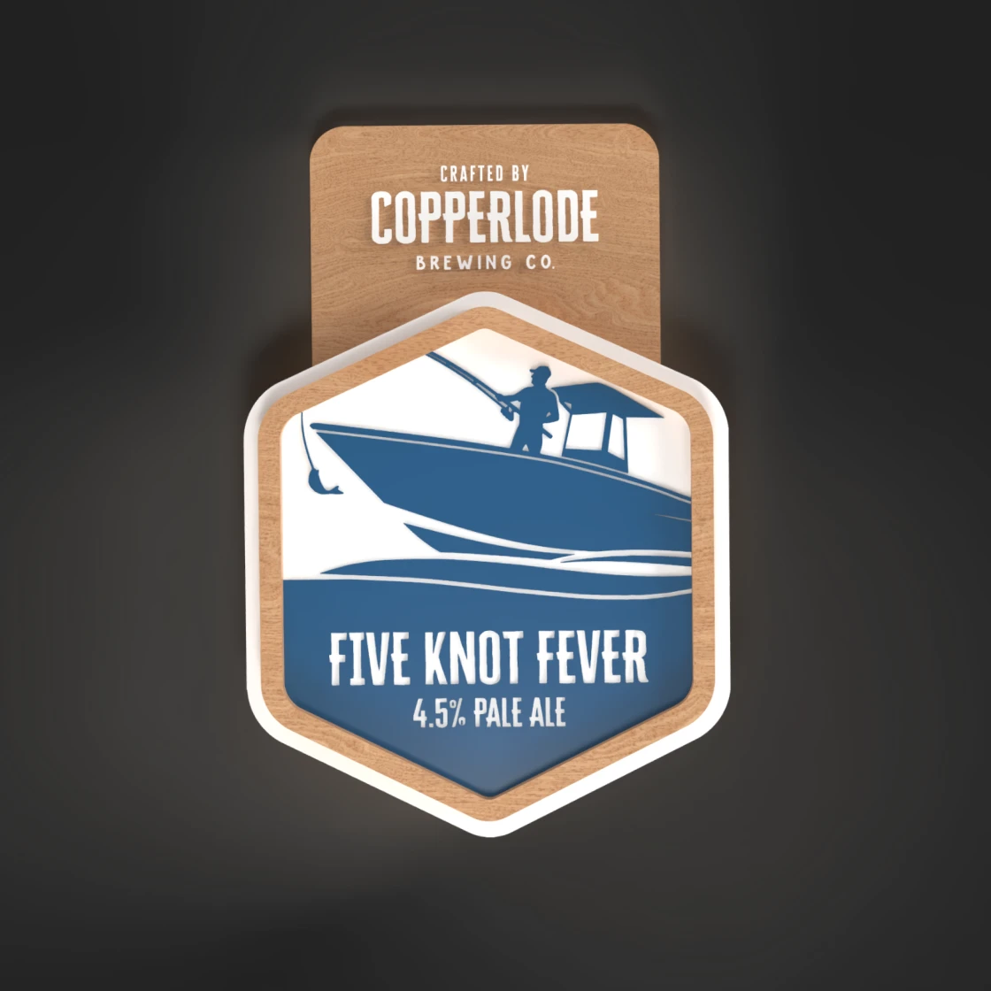 Copperlode Brewing brand identity design