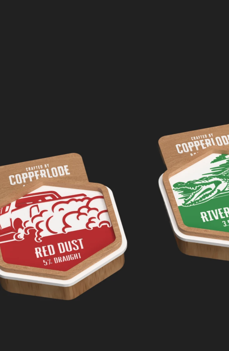 Copperlode Brewing brand identity system