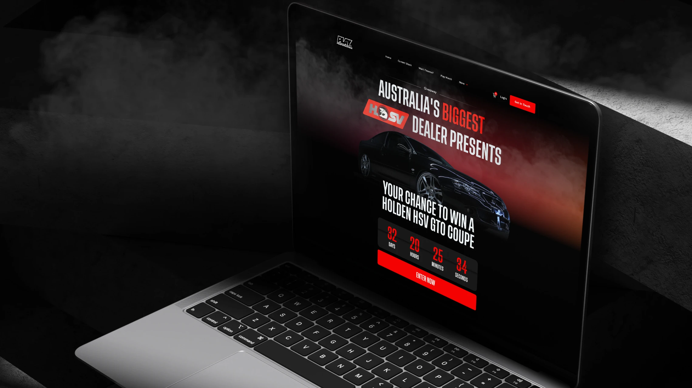 Play Performance website design by Bang Media, Cairns