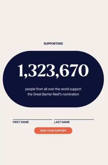 The Lifetime of Greatness Project website page design