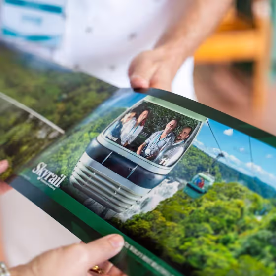 Skyrail Rainforest Cableway brand photography