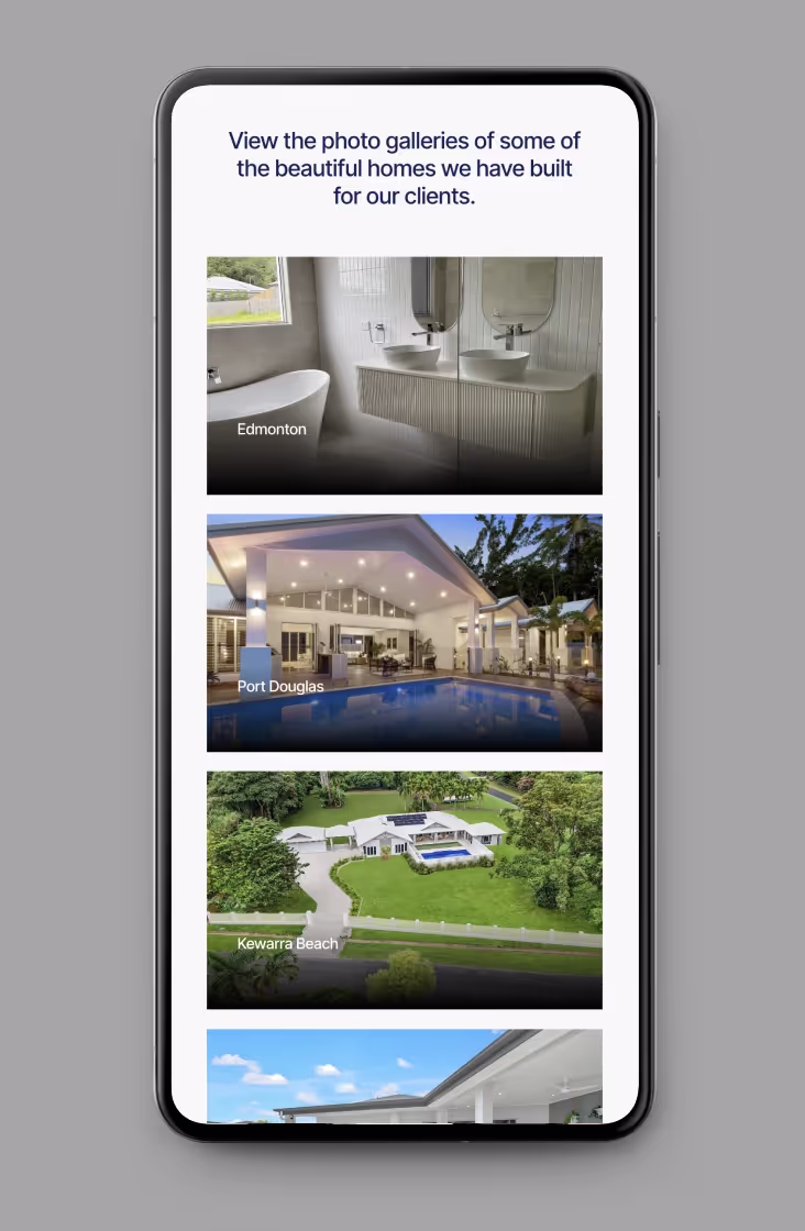 Neater Homes paid campaign creative