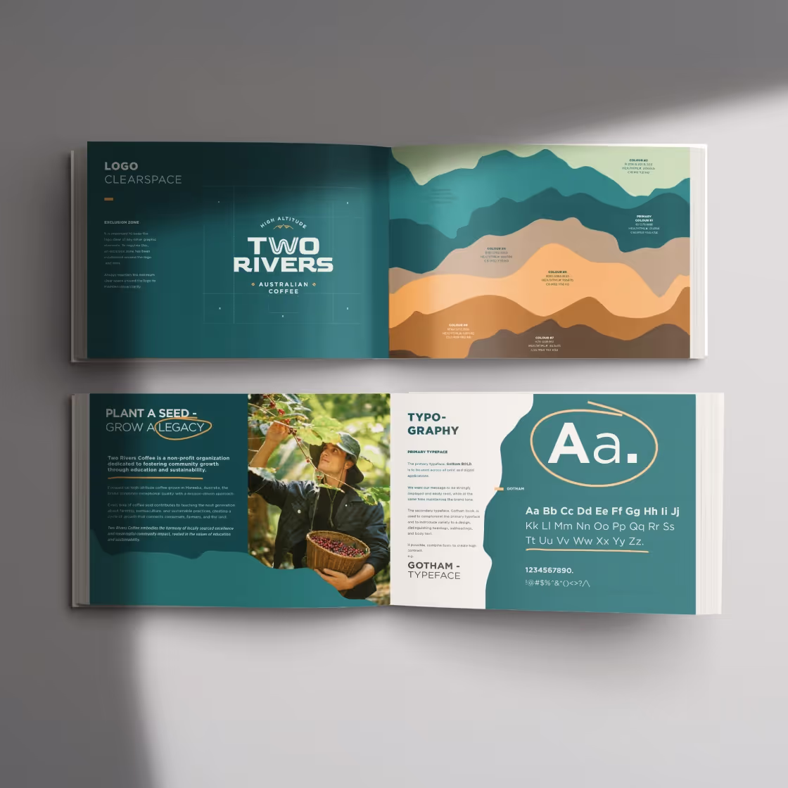 Two Rivers Coffee website interface design