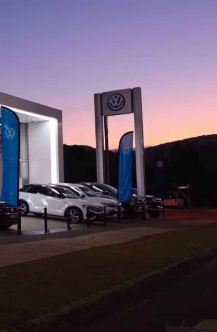 Volkswagon video shoot on location