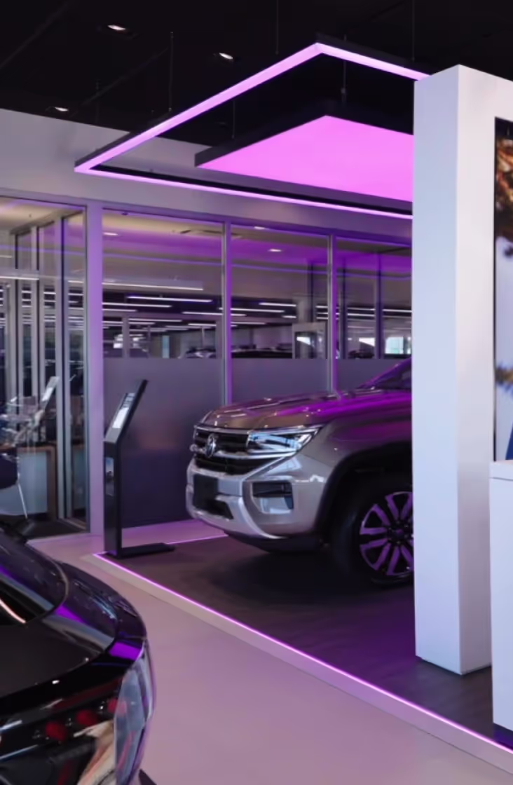 Volkswagon frame from the video production