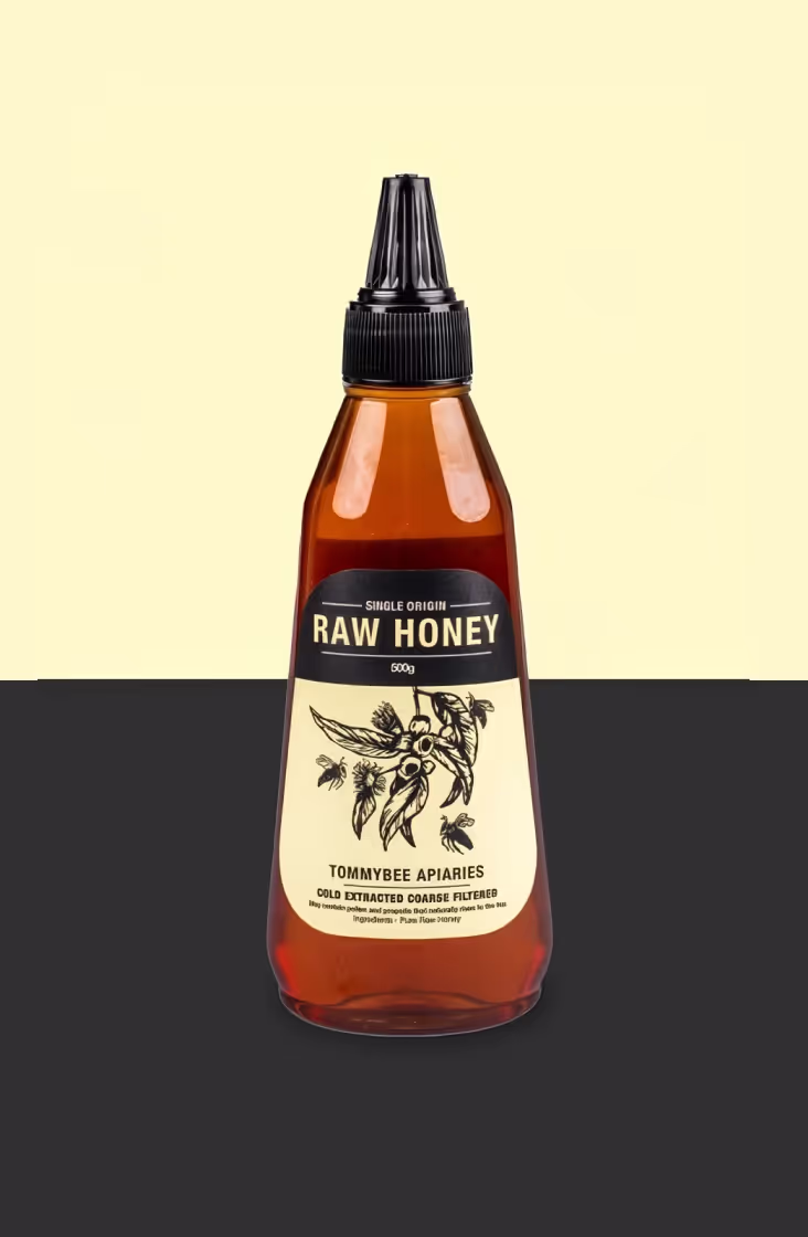 Tommy Bee Apiaries print and digital collateral