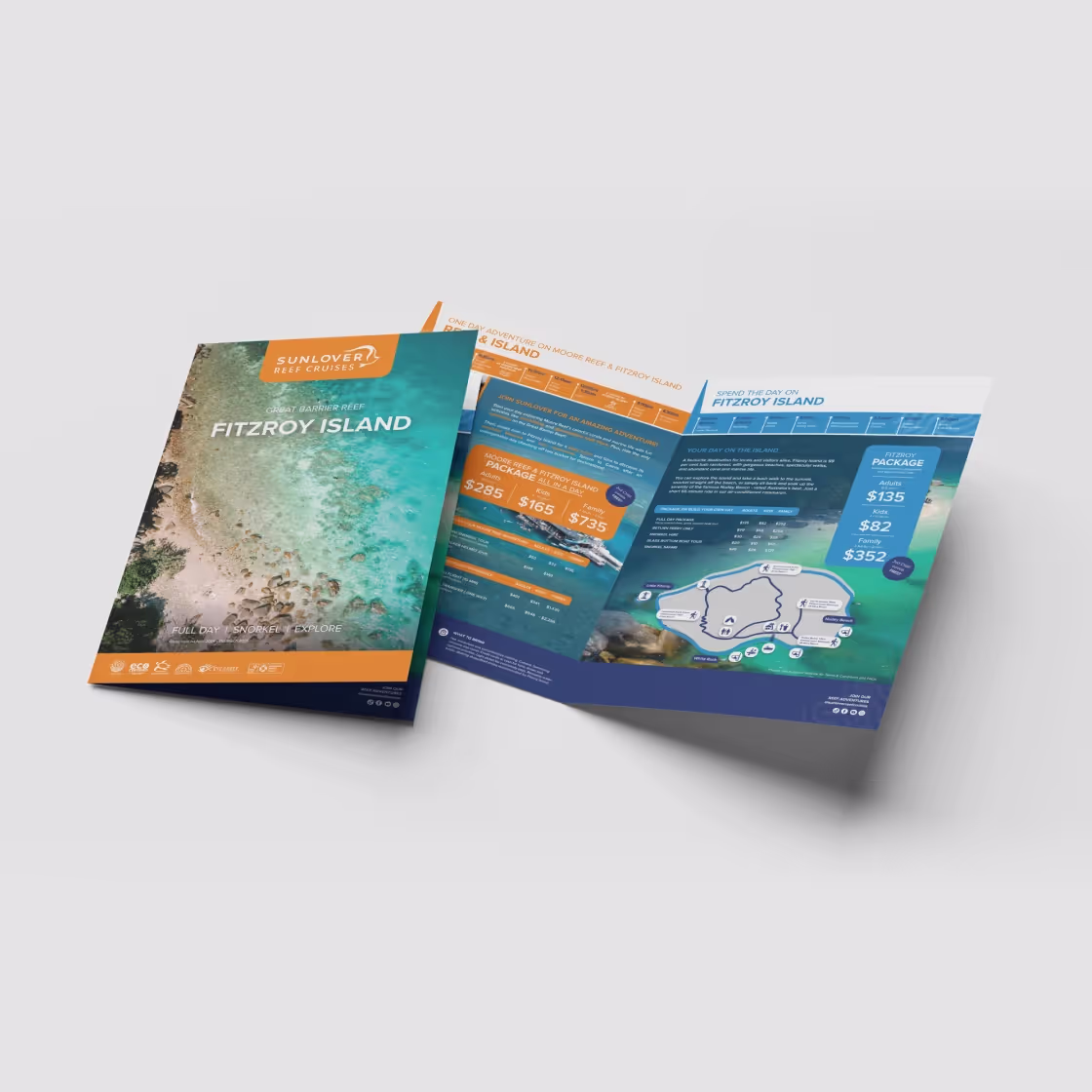 Sunlover graphic design collateral