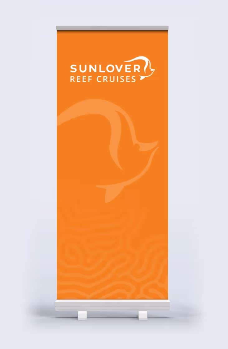 Sunlover designed marketing material