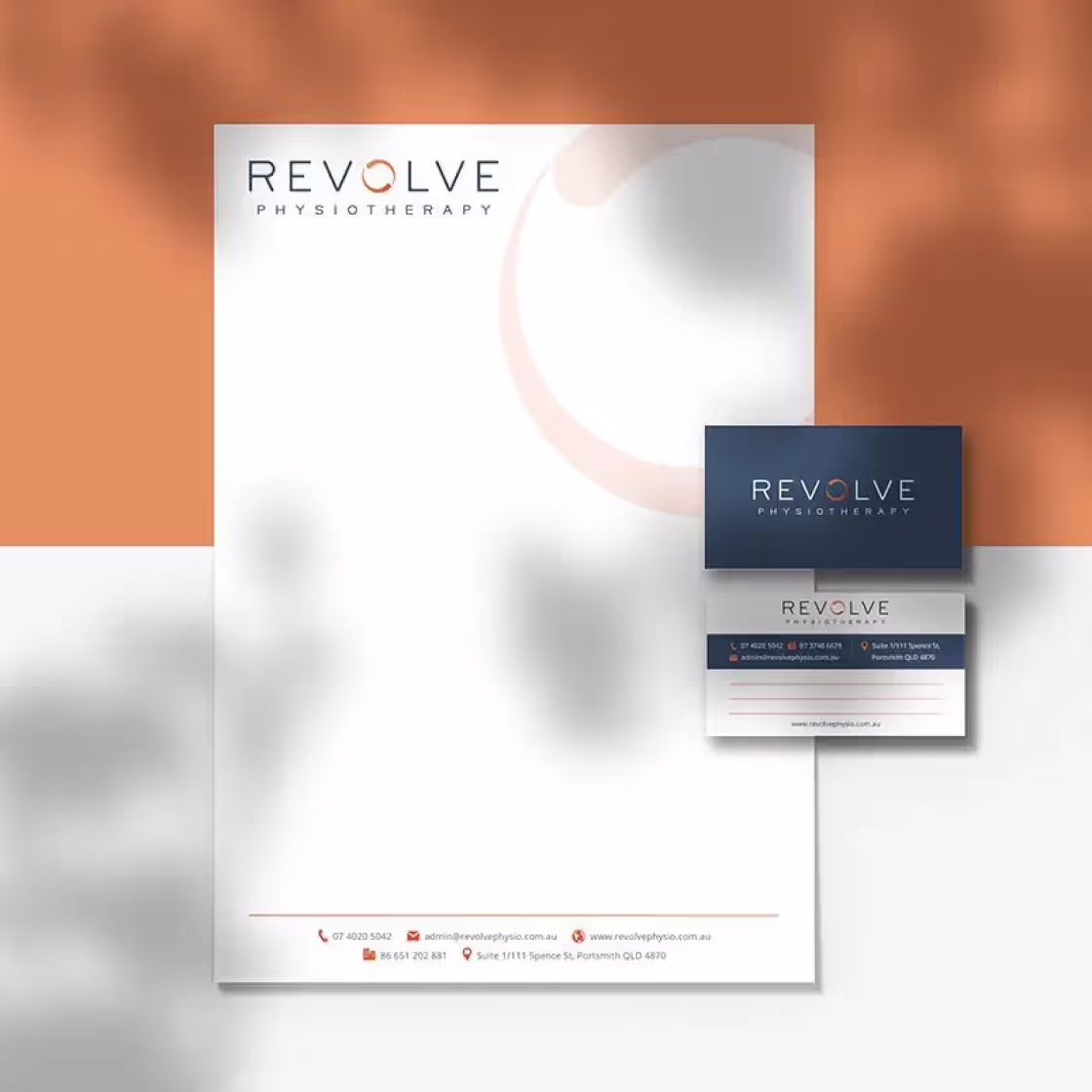 Revolve Physio website homepage design