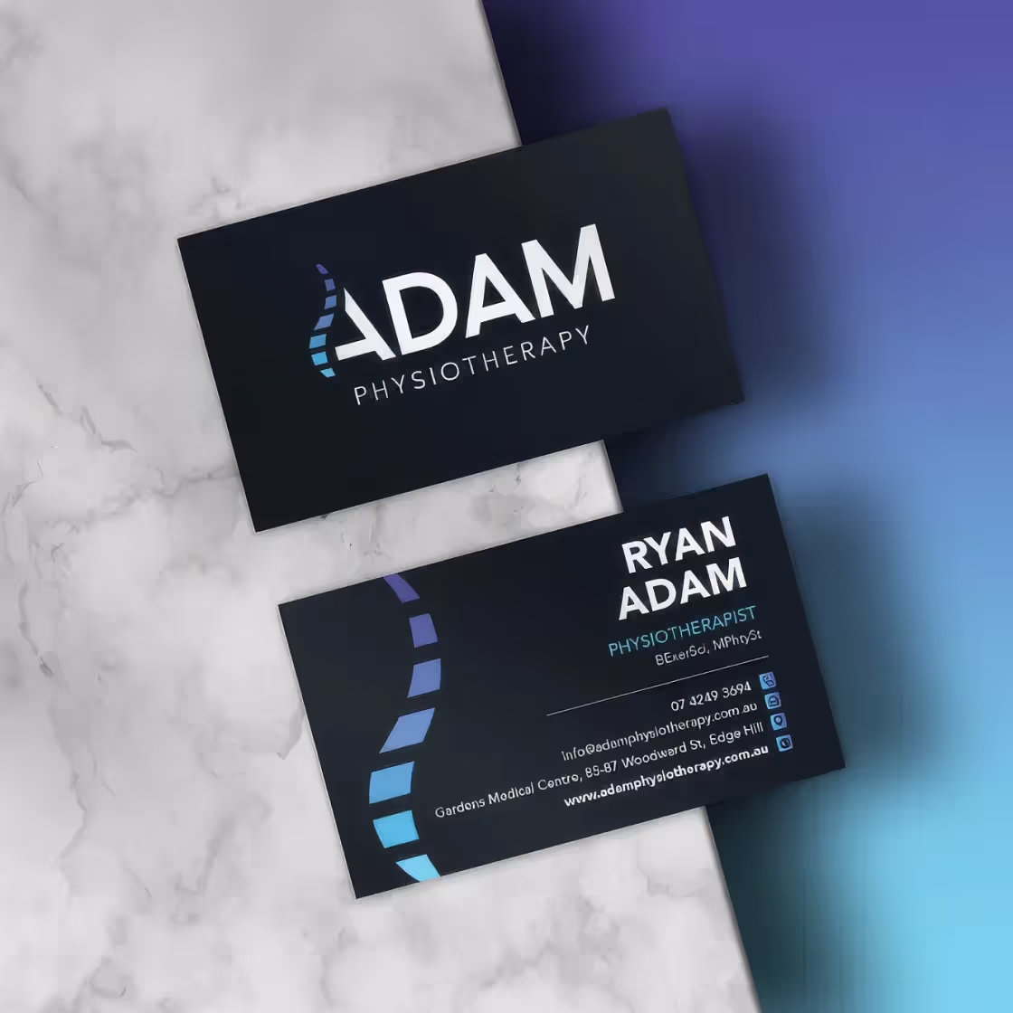 Adam Physiotherapy brand photography