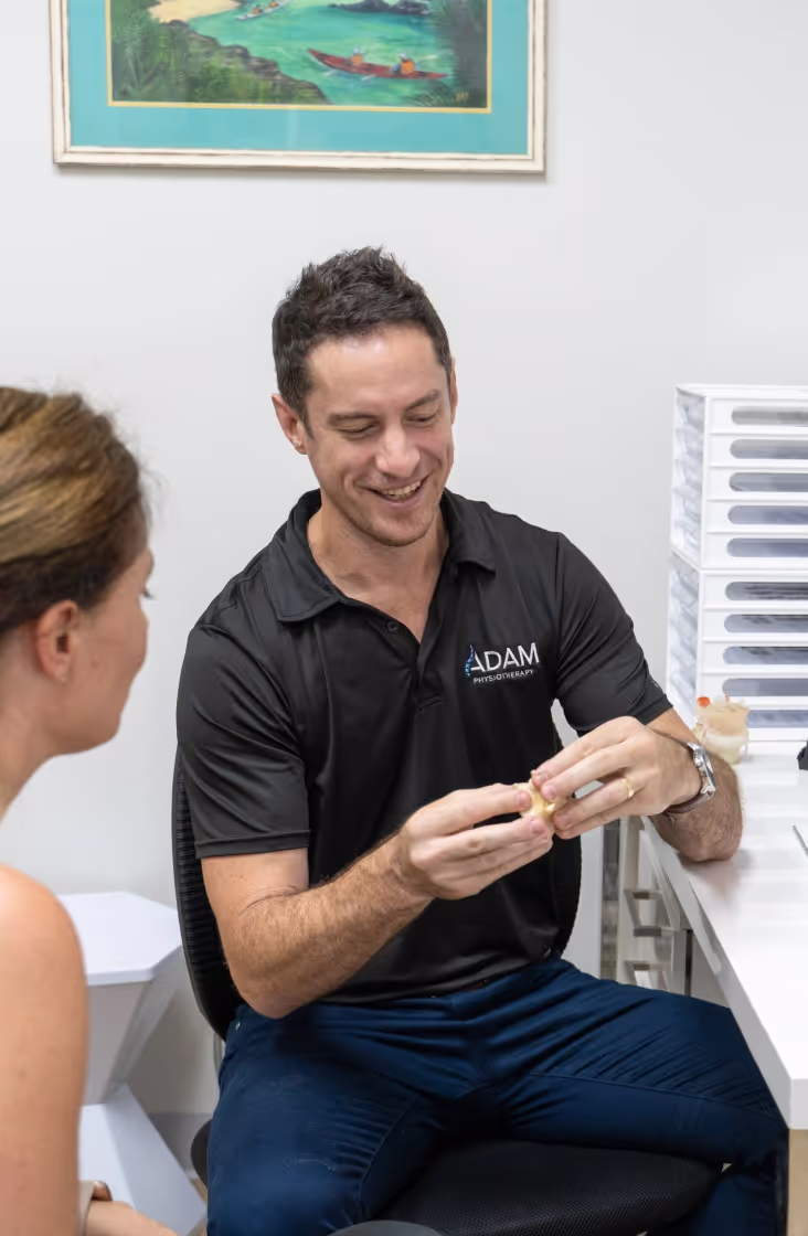 Adam Physiotherapy brand identity design