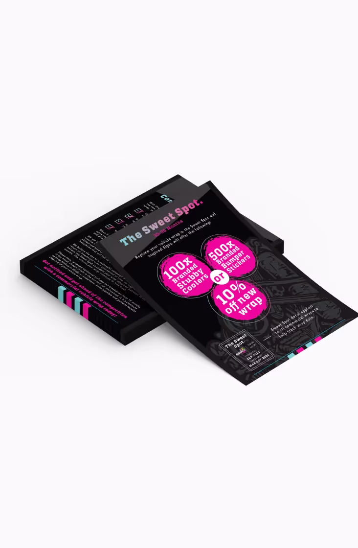 Inspired Signs & Wraps website homepage design