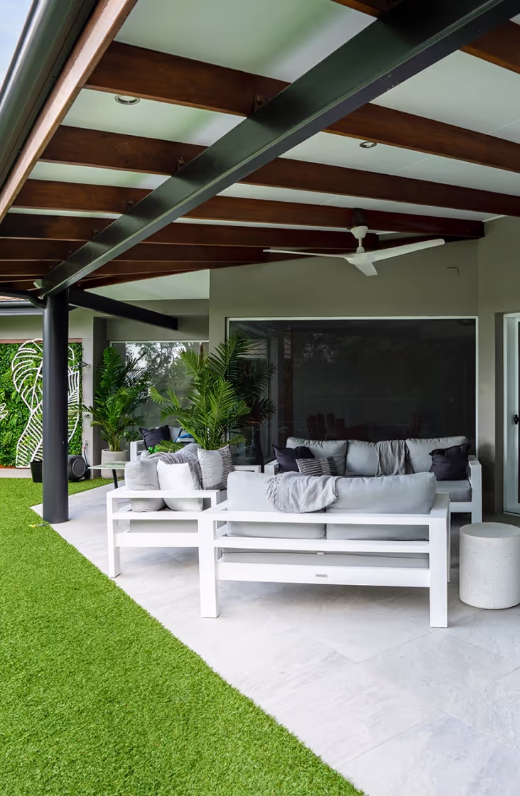 Cairns Patios brand collateral