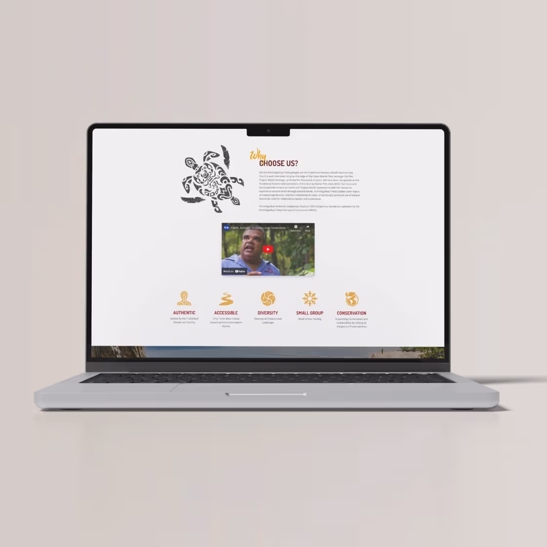 Mandingalbay print and digital collateral