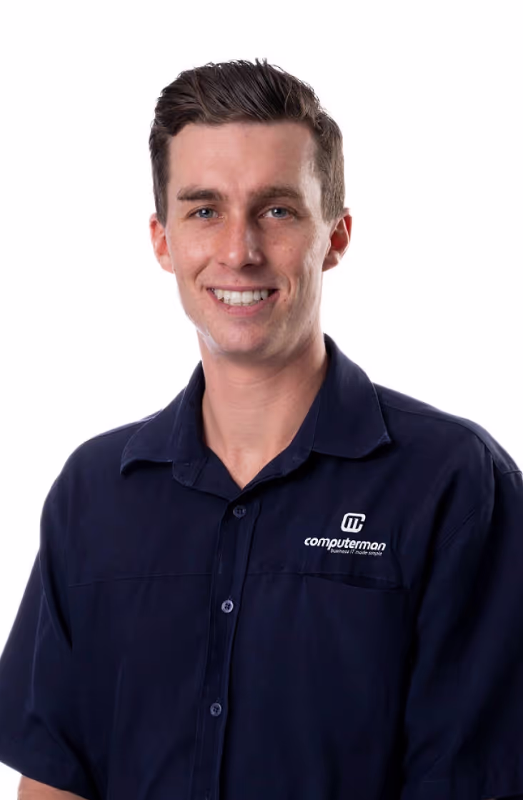 Computerman print and digital collateral