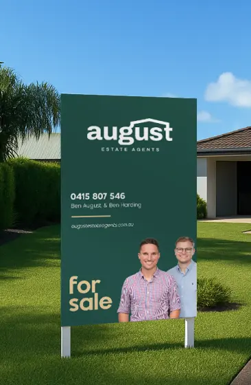 August Estate Agents brand identity system