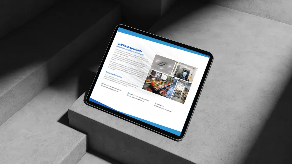 Northern Air Repair website design