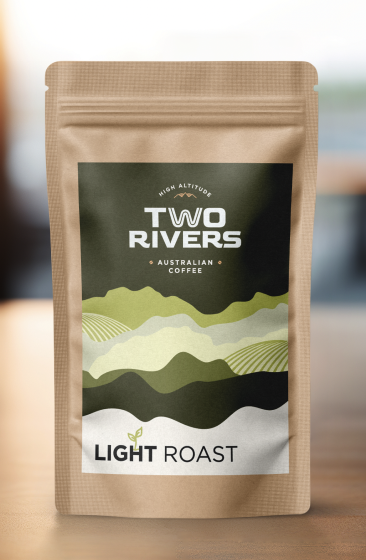 Two Rivers Coffee website page design