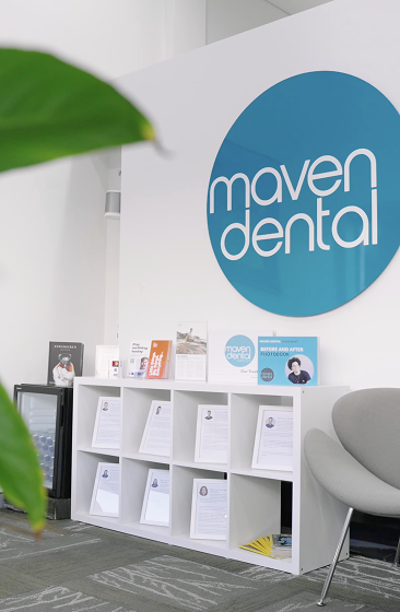 Maven Dental frame from the video production