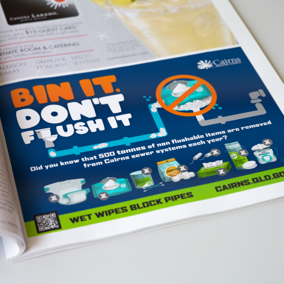 Cairns Regional Council graphic design