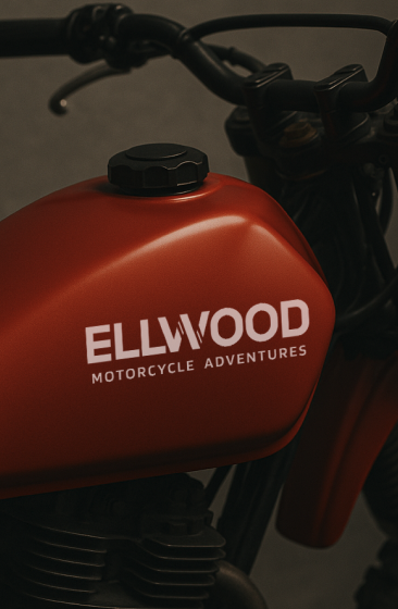 Ellwood brand colour and type treatment