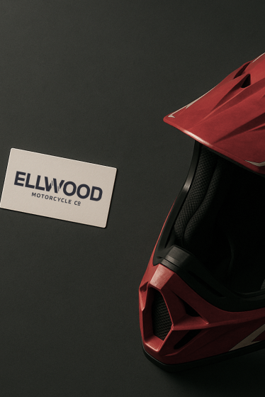 Ellwood branding applied across collateral