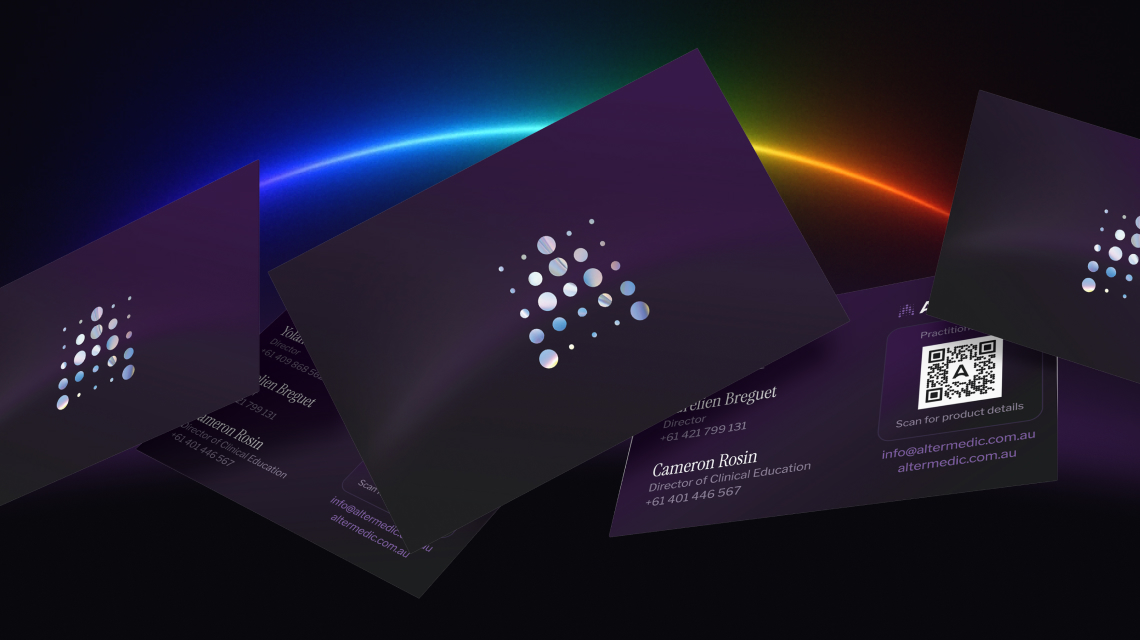 Altermedic brand identity system