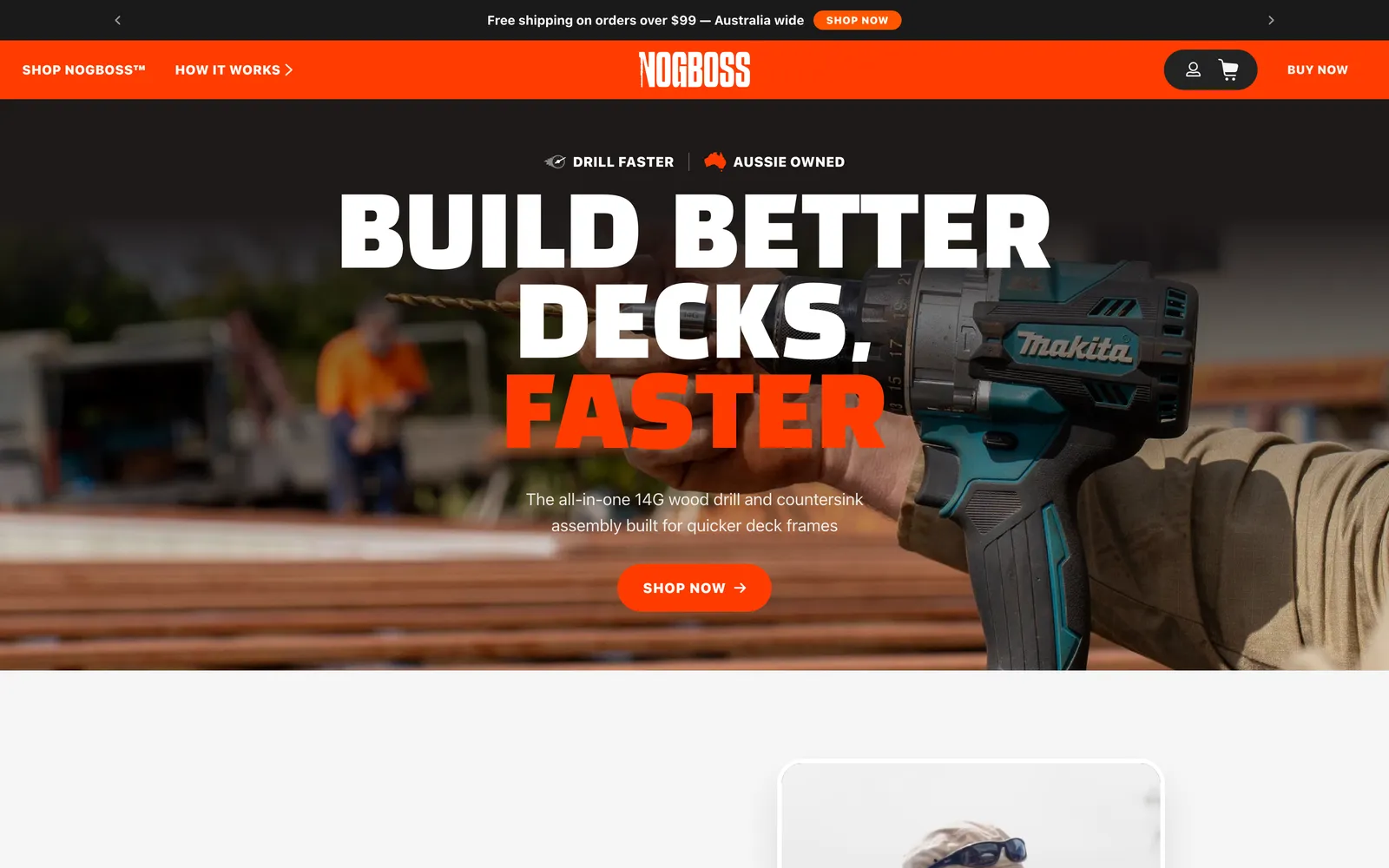 NOGBOSS Shopify website by Bang Media