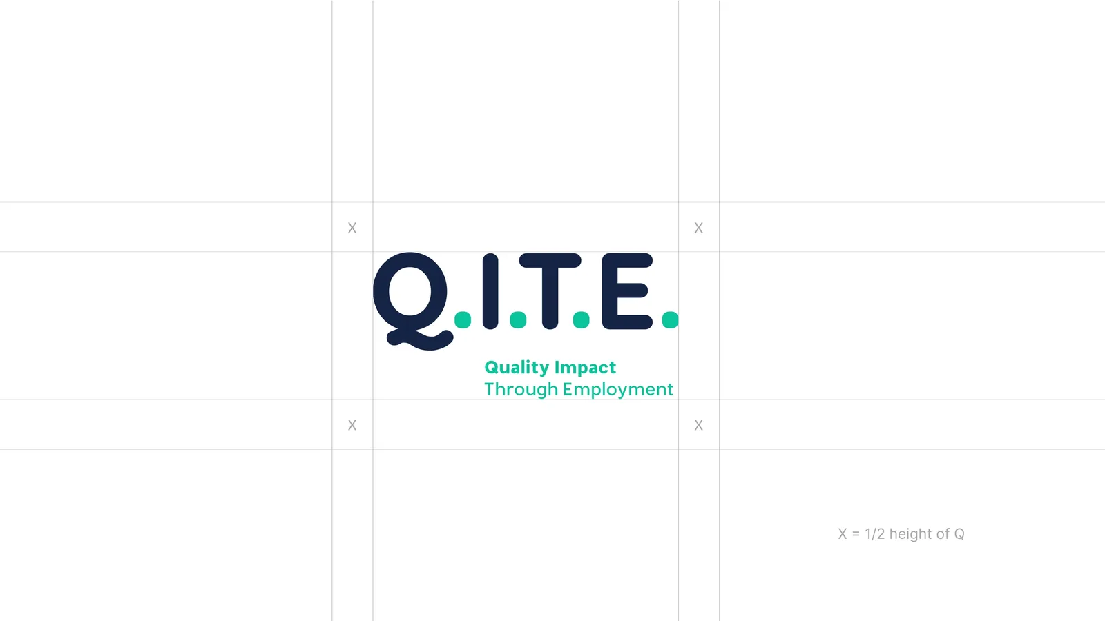 Q.I.T.E. logo clear space guidelines